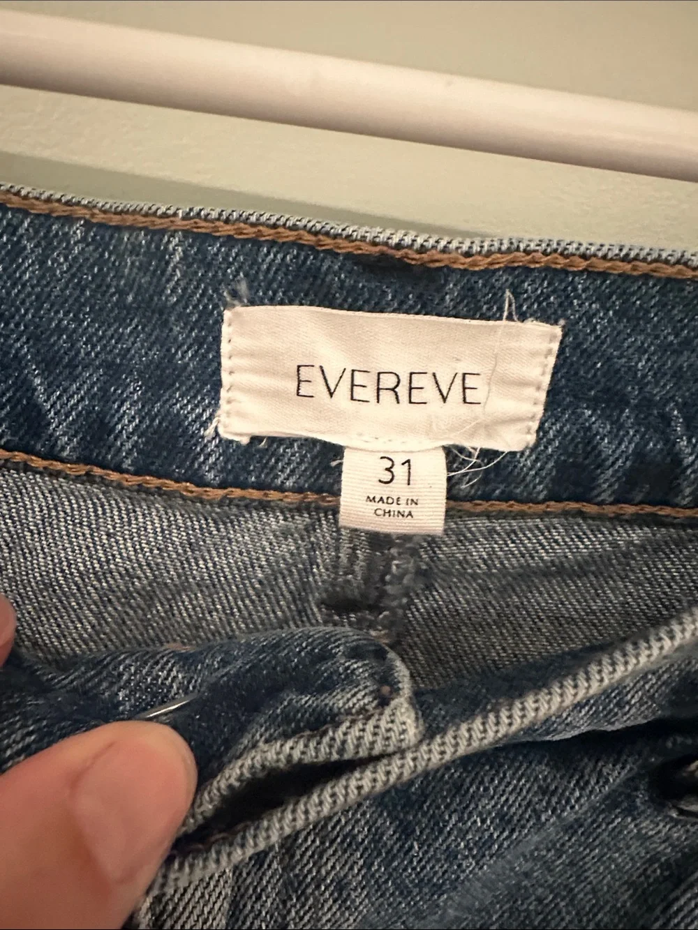 Evereve Denim Mini Skirt